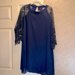 NWOT navy dress